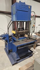 75 Ton, Neff #E-4, heavy duty 4-post hydraulic press, 20 HP Lincoln Electric AC motor, 1750 RPM, Fr. 256T - Image 1