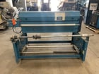 60" Rosenthal #SM-60, Straight Knife Sheeter, integral shafted unwind, cone chucks - Image 3