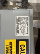 125 HP Starter Panel, Schneider LC1F185 Contactor, Start/Stop/E-Stop, 480V/125 HP, 575V/150 HP - Image 2