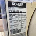100 KW Kohler #100RZ, natural gas generator set, standby, open skid, 1800 RPM, 347/600 Volts, 120 Amps, 60 - Image 5