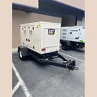 27 KW Caterpillar #XQ35, portable diesel generator, prime, trailer mtd, 100 gal tank, 5,146.6 hours, 2019 - Image 1