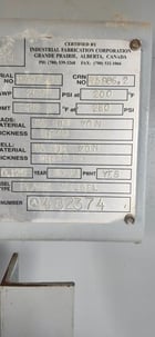 72" x 14' Industrial Fabrication Corp., Sweet Horizontal Flash Separator, 260 psi - Image 8