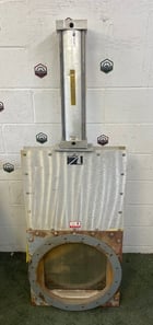 Salina Vortex #SA18-MG-SB-RS, Pneumatic Gate Knife Valve, 18" x 18" size, 20-1/4" bolt hole center to center - Image 7