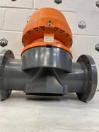 6" George Fischer, PVC Diaphragm Valve, pneumatic actuator - Image 6