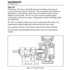 400-1500 GPM, Warman, GP Series Slurry Pump, 4" inlet x 4" discharge, rubber lined, 0-60 psi, size 100, motor - Image 3