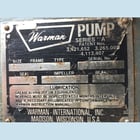 400-1500 GPM, Warman, GP Series Slurry Pump, 4" inlet x 4" discharge, rubber lined, 0-60 psi, size 100, motor - Image 7