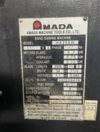 10" x 11" Amada #HA-250W, automatic horizontal band saw, 5 HP, 1" x 0.037" x 11' 6" blade, 27-250 FPM, 2014 - Image 6