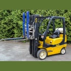 5,000 lb. Yale #GLC050VXNV5Q084, propane lift truck, 2-stage mast, 240" lift, side shift, cushion tires - Image 2