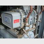 Roots #418-VJH, horizontal positive blower, w/#409-VJH, Teco 50 HP, 1,760 RPM, 575 V., on common frame - Image 4