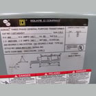 118.5 KVA 460 Primary, 460Y/265 Secondary, Square D #118T145HDIT, Dry Type Transformer 3 Phase, Never Used - Image 3