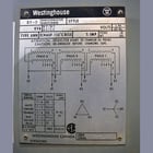 30 KVA 600 Delta Primary, 120/208 Wye Secondary, Westinghouse, Dry Type Transformer 3 Phase (2 available) - Image 2