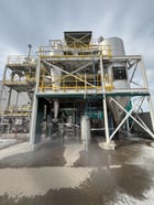 Vettertec, Spray Dryer & Flash Drying System, 11'-6" diameter x 28'-8" high spray chamber, 4'-3" diameter x - Image 1