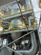 Vettertec, Spray Dryer & Flash Drying System, 11'-6" diameter x 28'-8" high spray chamber, 4'-3" diameter x - Image 3
