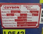 Guyson #TR-900, Conveyor Blast Cabinet/Shot Blast Machine, (6) rotating top blast guns, (2) stationary side - Image 7