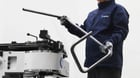 3.54" AMOB #MDH-90, Electromechanical Tube Bender, hydraulic clamp die, ergonomic control panel, 3,000 - Image 9