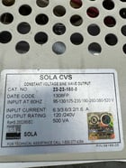 SolaHD Power Conditioner CVS 23-23-150-8 - Image 2