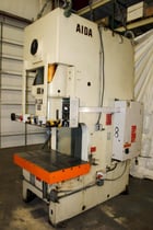 165 Ton, AIDA, Gap Frame Press, 7.87" stroke, 15.7" shut height, 3.9" ram adjustment, 45" x 30" bed, 30-55 - Image 3