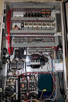 165 Ton, AIDA, Gap Frame Press, 7.87" stroke, 15.7" shut height, 3.9" ram adjustment, 45" x 30" bed, 30-55 - Image 7