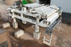 10' Press Technologies #120-WT, Heavy-Duty Twin Wire Wedge Pulp Thickener, 200-400 tons/day, all new - Image 2