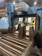 30" x 40" Kysor / Amada #H1080, horizontal band saw, powered infeed conveyor, 15 HP - Image 7
