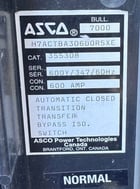 600 Amp. Asco, Bull 7000 Automatic Closed Transition Transfer Bypass Isolation Switch - Image 5