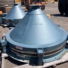 Metalfab #BA-6, Bin Activator, 6' diameter, Carbon Steel, Blue Enamel Exterior, Unused Surplus (2 available) - Image 1