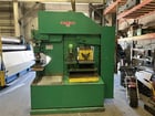 6" x 6" x 1/2" Uni-Hydro #120-24, 95 ton, 12" throat, 2" bore, 24" blade, 7.5 HP - Image 1