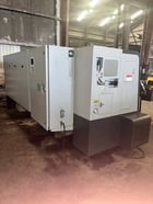Ganesh #ASL-15LX, CNC lathe, long bed, Fanuc 0iTD, 4.1" bar, 3-jaw 15" powered chuck, chip conveyor, 2020 - Image 2