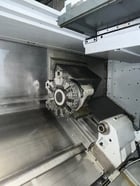 Ganesh #ASL-15LX, CNC lathe, long bed, Fanuc 0iTD, 4.1" bar, 3-jaw 15" powered chuck, chip conveyor, 2020 - Image 6