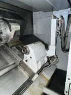 Ganesh #ASL-15LX, CNC lathe, long bed, Fanuc 0iTD, 4.1" bar, 3-jaw 15" powered chuck, chip conveyor, 2020 - Image 7