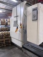 Okuma #LU45-M, CNC turning center, 33" swing, 27" chuck, 3-jaw, 5.12" bore, 49.2" centers, A2-11, twin - Image 1