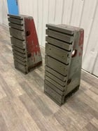 12" x 36" x 18" Giddings & Lewis, T-slotted angle plates, cast iron construction, 1 set - Image 2