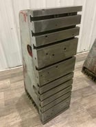 12" x 36" x 18" Giddings & Lewis, T-slotted angle plates, cast iron construction, 1 set - Image 3