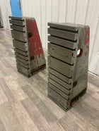 12" x 36" x 18" Giddings & Lewis, T-slotted angle plates, cast iron construction, 1 set - Image 8