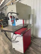 41" x 13" Dake Johnson #VH-40, vertical band saw, table feed, 10" stroke, 3 HP, blade grinder, 1994 - Image 3