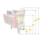 10" Premier Pneumatics, rotary valve airlock, Carbon Steel construction, 4" pneumatic conveying adapter - Image 2