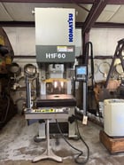 66 Ton, Komatsu #H1F60, Servo-Driven Gap Frame Press, 35" x 21" bed, 4.72" stroke, 11.8" shut height, 2.56" - Image 1