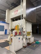 500 Ton, Bliss #SE2-500-96-54, straight side double crank press, 12" stroke, 44" Shut Height, 12" ram adj. - Image 3