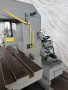 100 Ton, Eitel, hydraulic C-frame press, 16" stroke, 23.5" throat, 27" open, 84" x21" bed, 5" cylinder - Image 5