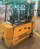 3000 lb. Drexel #SLT-30, narrow aisle swing mast electric forklift, triple stage, side shift, 1997 - Image 4