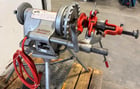 2" Ridgid #300, pipe threader, cutter, reamer, stand, oiler, 1 phase - Image 5