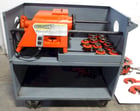 Oster #432, power drive, portable cart, misc. ridgid dies and accessories - Image 1