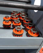 Oster #432, power drive, portable cart, misc. ridgid dies and accessories - Image 2