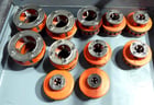 Oster #432, power drive, portable cart, misc. ridgid dies and accessories - Image 3