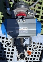 1.5" Jamesbury #VPVL350SR4/5BD, Stainless Steel ball valve, pneumatic actuator (14 available) - Image 2