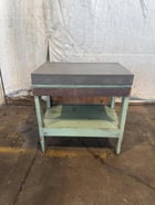 36" x 2 4" x 4" Granite Surface Combustion plate w/ stand - Image 2