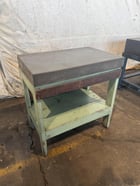 36" x 2 4" x 4" Granite Surface Combustion plate w/ stand - Image 3