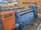 3/16" x 6' Niagara #6-72, pyramid plate bending roll, 6" rolls, 25 FPM, powered drop end, 7.5 HP, pedestal - Image 1