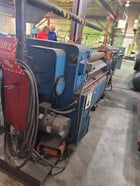3/16" x 6' Niagara #6-72, pyramid plate bending roll, 6" rolls, 25 FPM, powered drop end, 7.5 HP, pedestal - Image 3