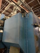 168" wide x 108" high x 180" long BCP, Abrasive Blast Room, 1 nozzle, 20 HP, Clemco 6 cu.ft. blast pot, dust - Image 6